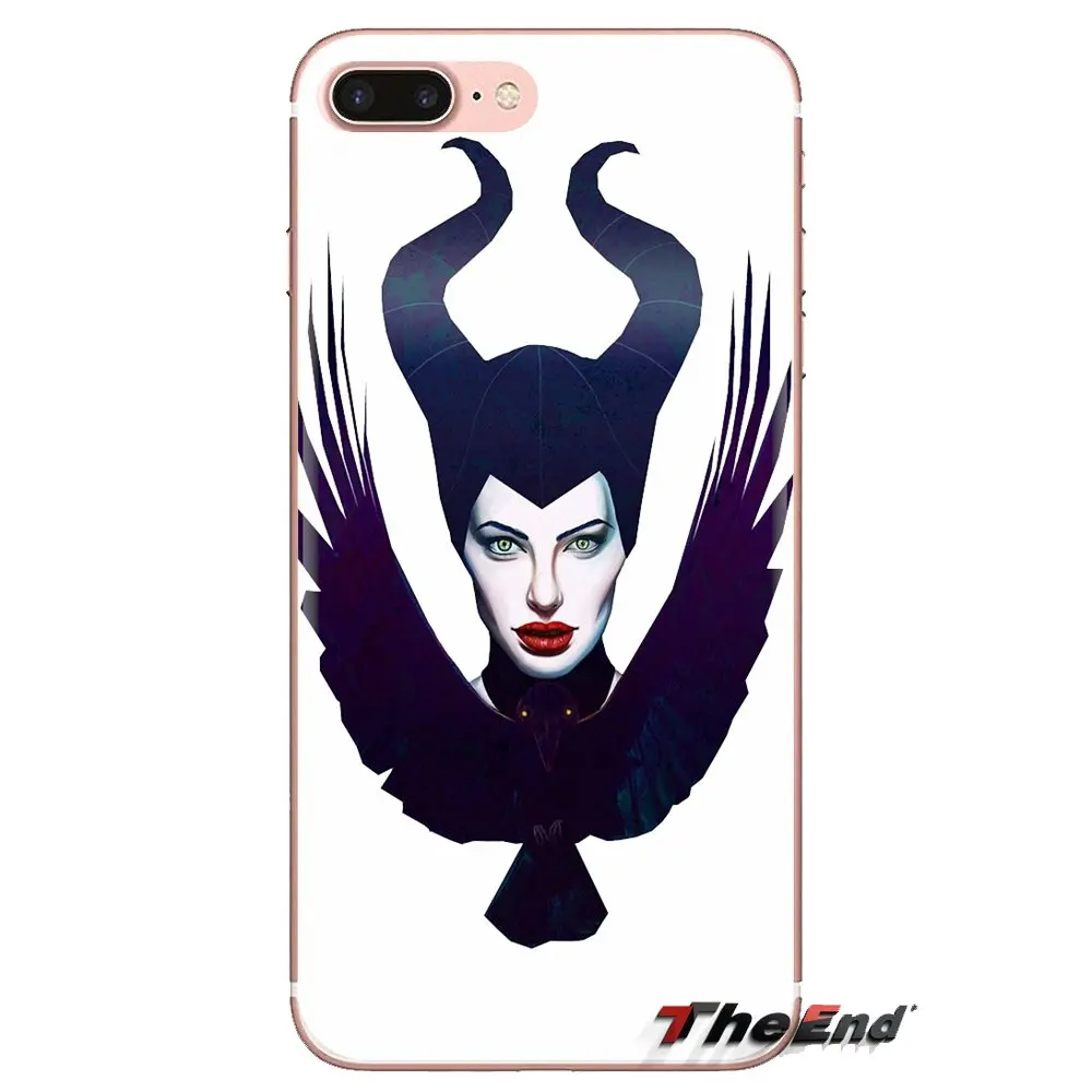 Чехол для мобильного телефона Xiaomi Redmi 4 3 3S Pro mi 4i 4C 5 5s Max Note 2 Angelina Jolie Maleficent horns |