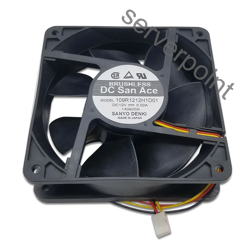 

Original 109R1212H1D01 12cm 120*120*38MM 12V 0.52A 3 wires Alarm Signal cooling fan