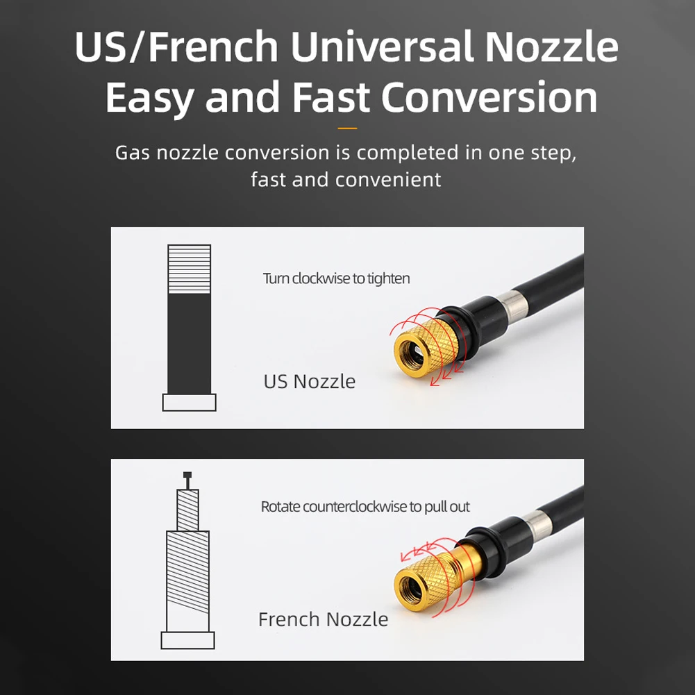 Велосипедный насос высокого давления портативная надувная трубка американский