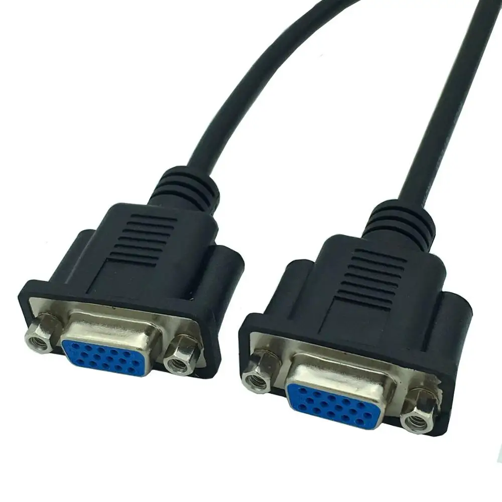 15 core full point VGA пайки Панель короткий кабель женский и удлинитель спаянный прямой