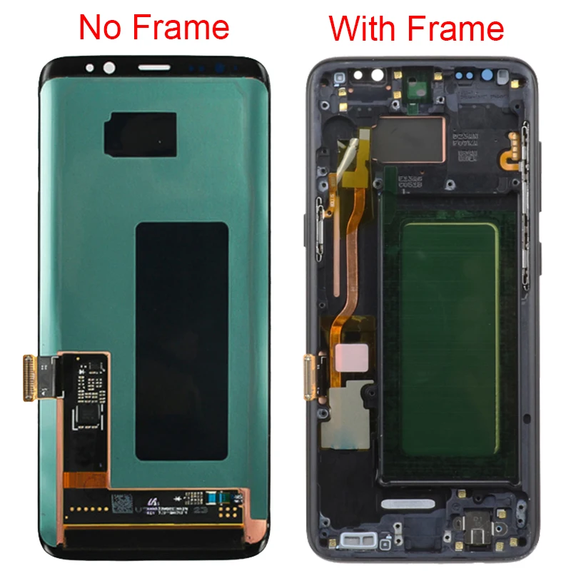 Dead Line S8 Plus Display For Samsung Galaxy LCD With Frame SM-G955F/DS G950F/DS G950A G955A Touch Screen Assembly | Мобильные