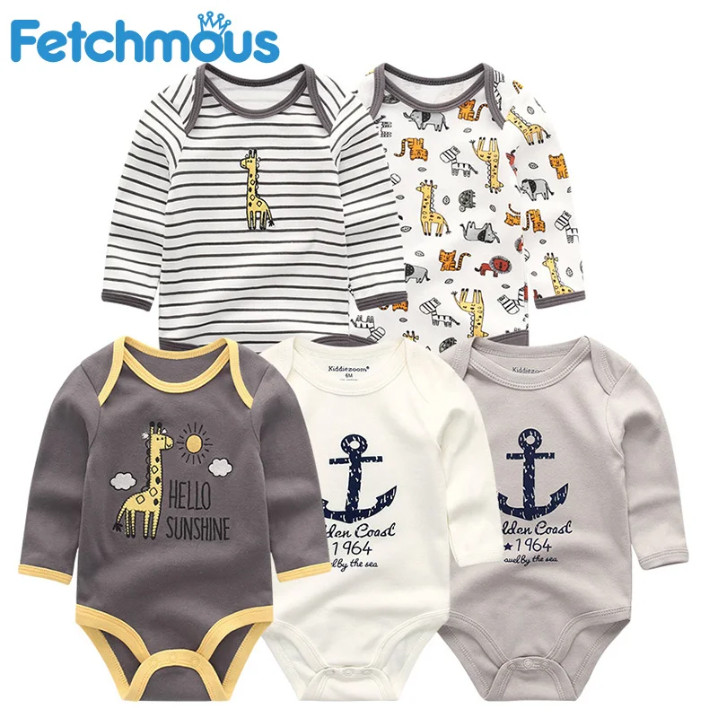 Детские комбинезоны с длинными рукавами Одежда для новорожденных девочек ropa bebes