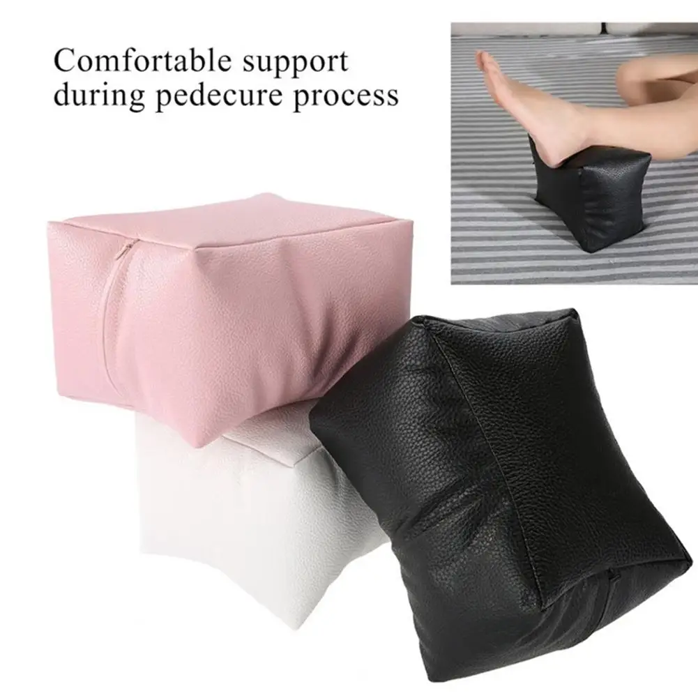 

Professional Nail Art Pillow for Manicure Hand Arm Foot Rest Pillow Cushion Faux Leather Armrest Holder Soft Manicure Nail Tools
