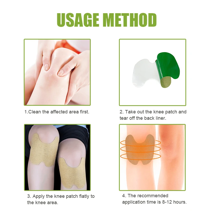 Пластырь для снятия боли в коленных суставах с экстрактом полыни коленный