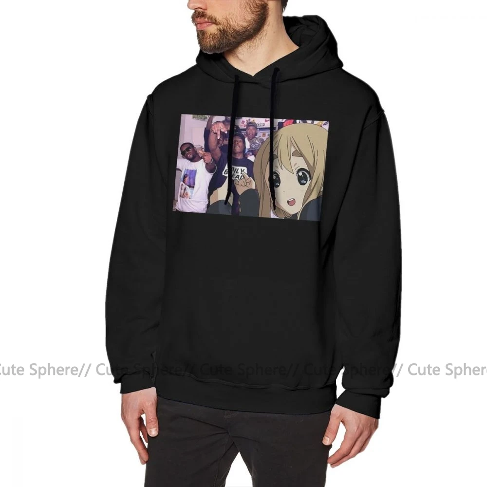 K-On Толстовка Mugi And Her новые толстовки черный теплый пуловер толстовка уличные