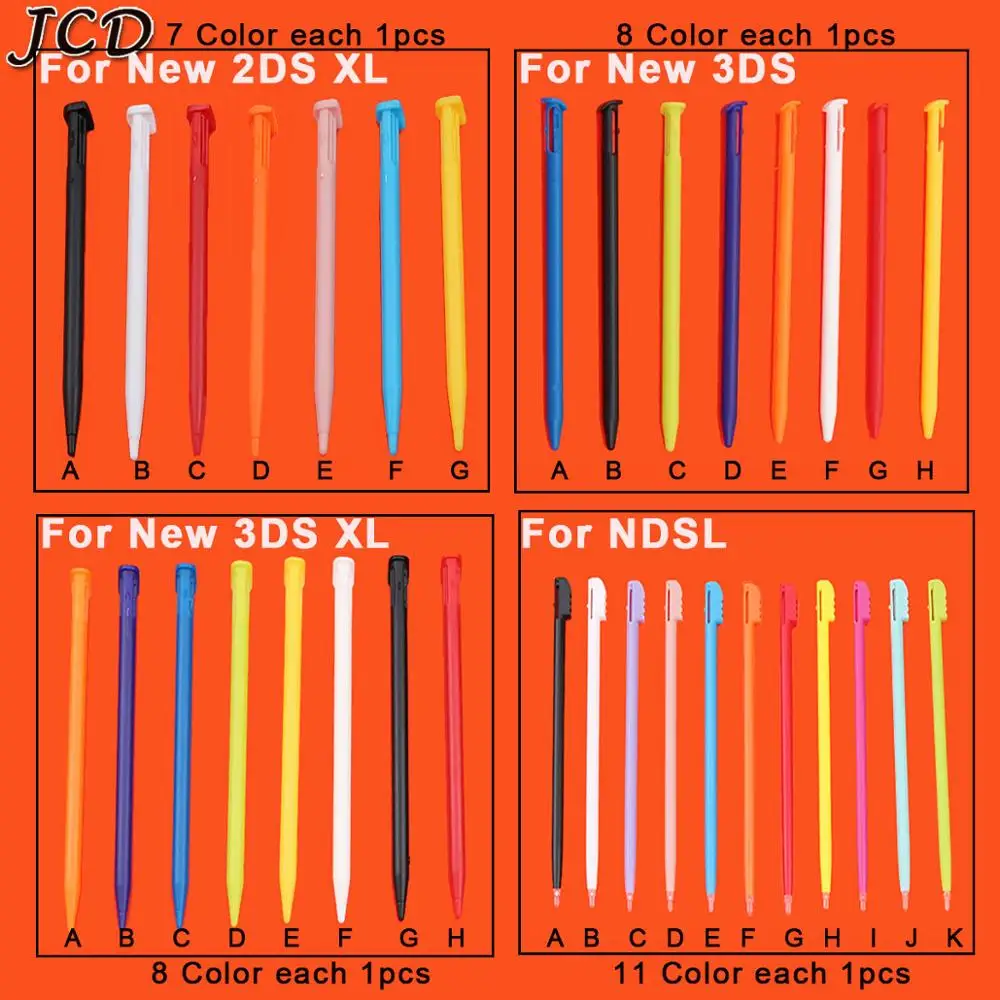 Пластиковый Стилус JCD игровая консоль сенсорный экран набор стилусов для Nintendo New