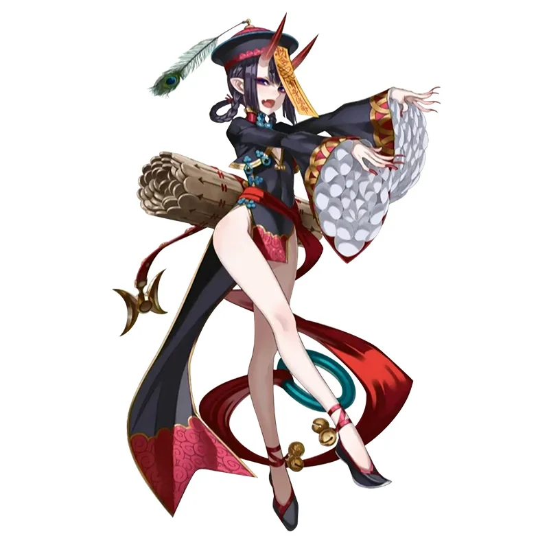 Fate/Grand Order Zombie Shuten Douji косплей реквизит шляпа ролик слепой рога цилиндр