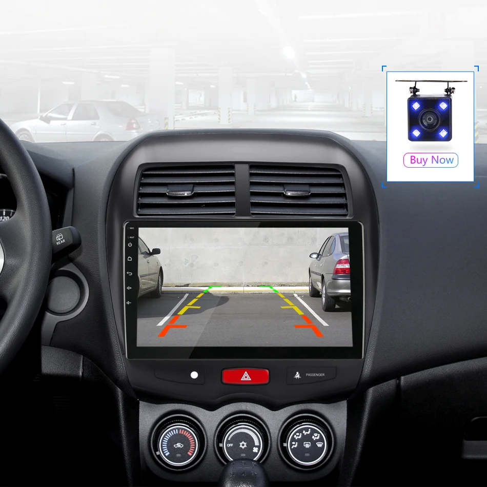 Jansite 1" 4G автомобильное радио для Mitsubishi ASX 2010- RDS Wifi Авторадио Android ips сенсорный экран Bluetooth плееры с рамкой