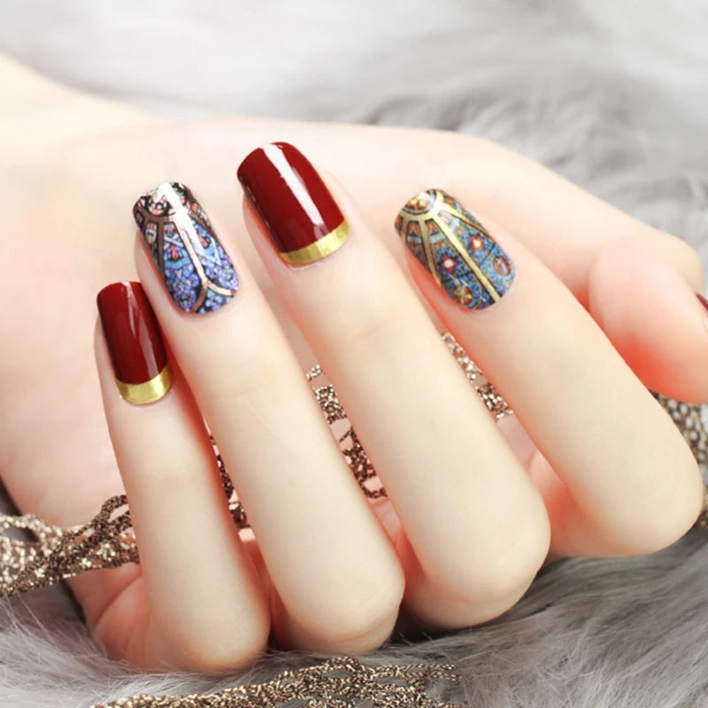 20 шт. водостойкие нетоксичные наклейки для дизайна ногтей|Стикеры и наклейки| |