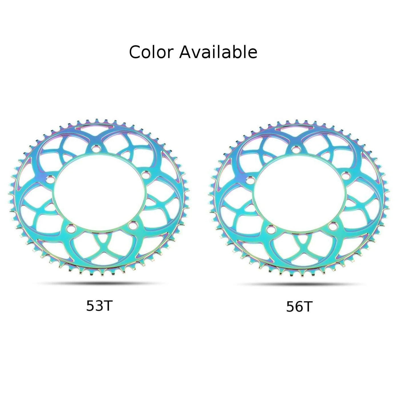 

Chainring Crankset BCD 130mm 53T Road Bike Folding Bike Aluminum Alloy