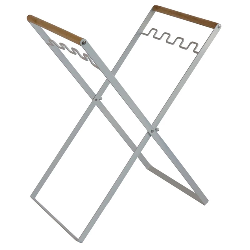 

Camping Convenient Folding Garbage Storage Rack Outdoor Picnic Garbage Rack Household Kitchen Vertical Garbage Rack