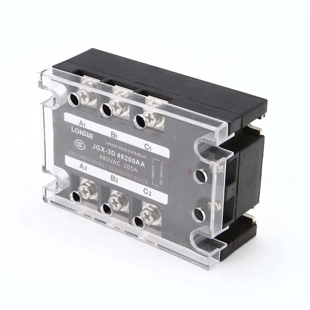 3-фазное твердотельное реле от переменного тока до 60 А 80 100 120 150 200 24-280 В 24-660-1200 CE |