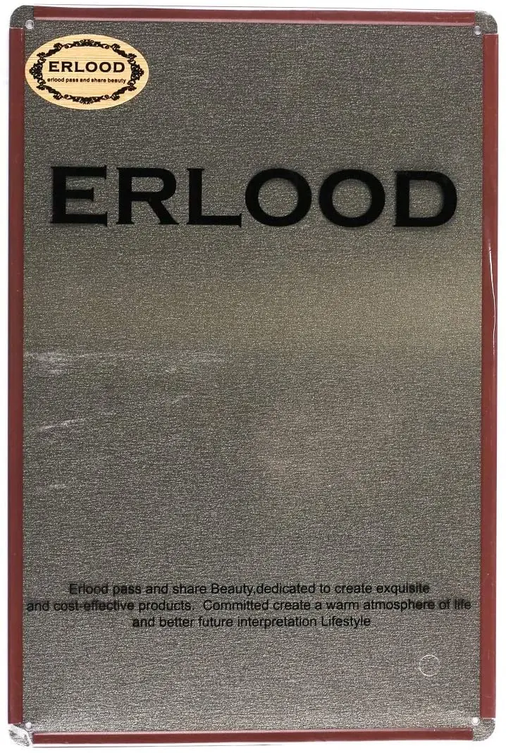 

ERLOOD Metal Tin Sign Motorcycle Retro Vintage Decor Metal Tin Signs 12 X 8