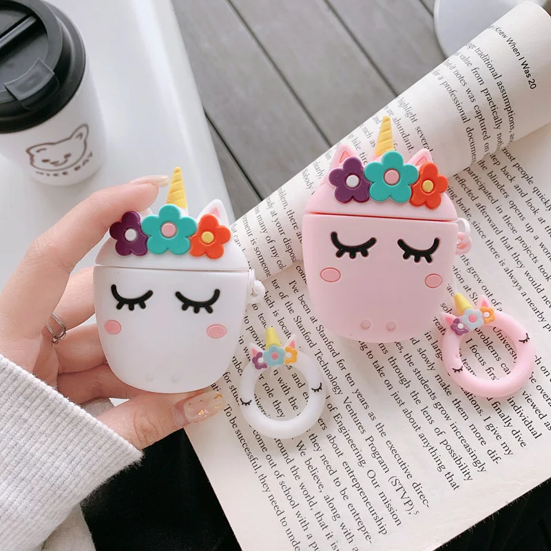 Чехол для наушников AirPods Pro с 3D драконом силиконовый чехол мультяшным рисунком