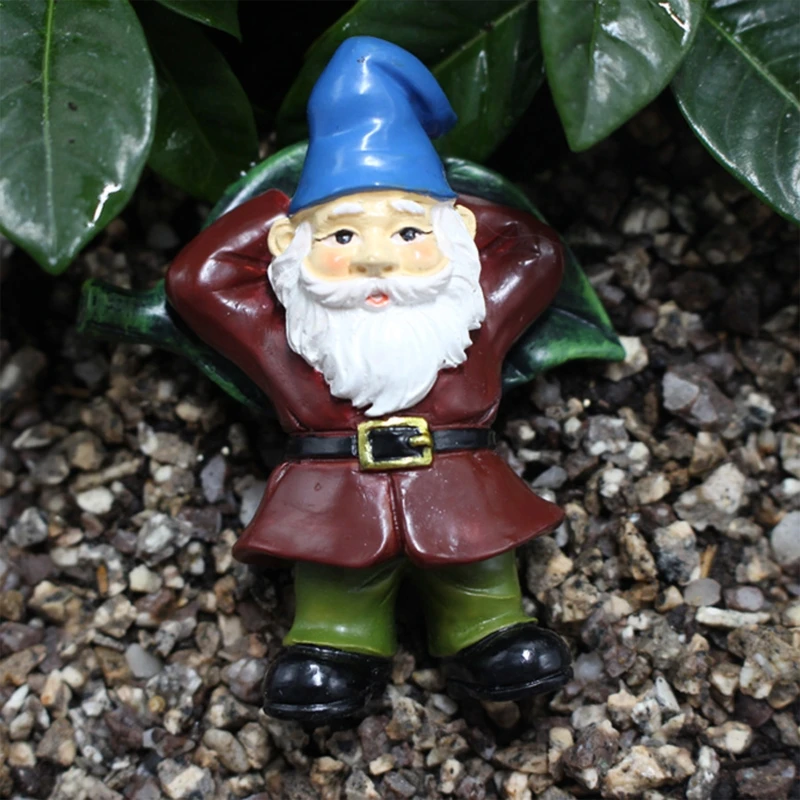 

Fairy Garden - 5pcs Miniature Gnomes Figurines Accessories for Outdoor Decor
