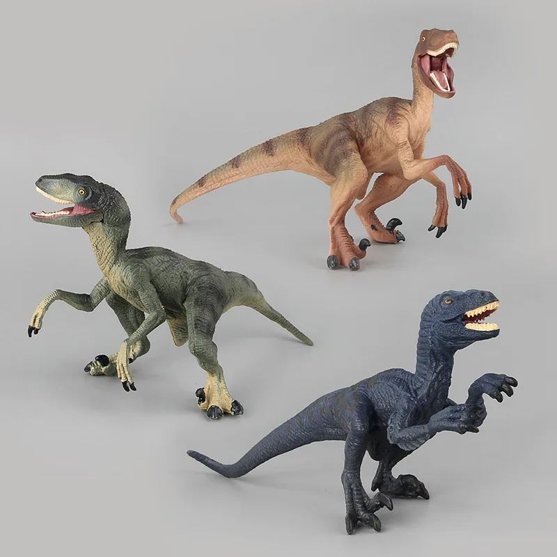 

Velociraptor Tyrannosaurus Rex Pterosaur Dinosaur Action Figure Animal Collection Model Kids Toy Doll Home Decoration