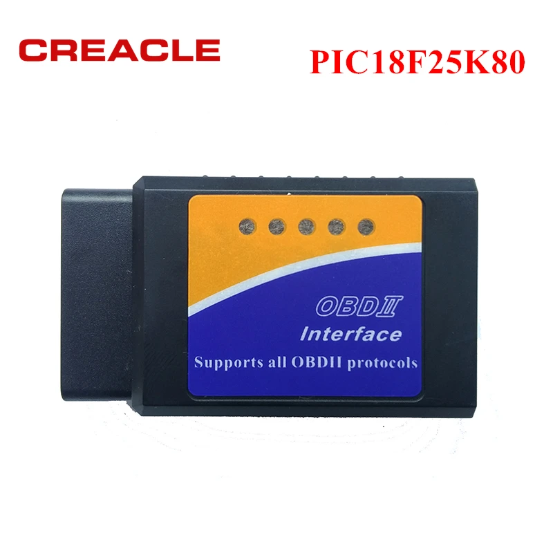

OBD2 ELM327 V1.5 with PIC18F25K80 Chip Diagnostic-tool Mini ELM327 V 1.5 Bluetooth 3.0 for Android Code Reader Auto Car Scanner