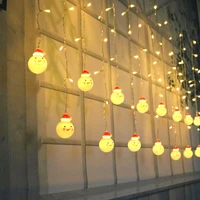 3 5 m 96 leds snowman string lights led usbbattery operated curtain fairy lights for christmas holiday party room garden decora