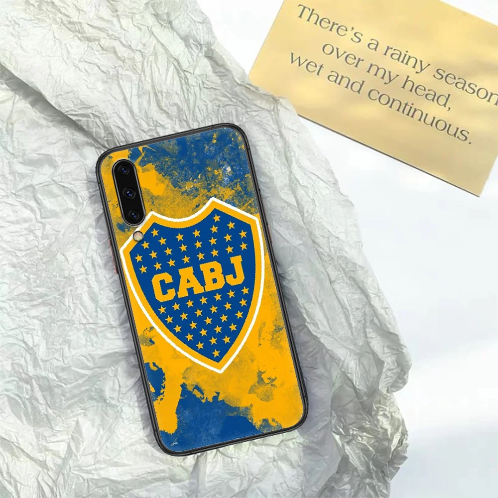 

Boca Juniors Soccer Phone Case For Samsung Galaxy A10 A20 A30 E A40 A50 A51 A70 A71 A J 5 6 7 8 2016 2017 2018 black Back Tpu