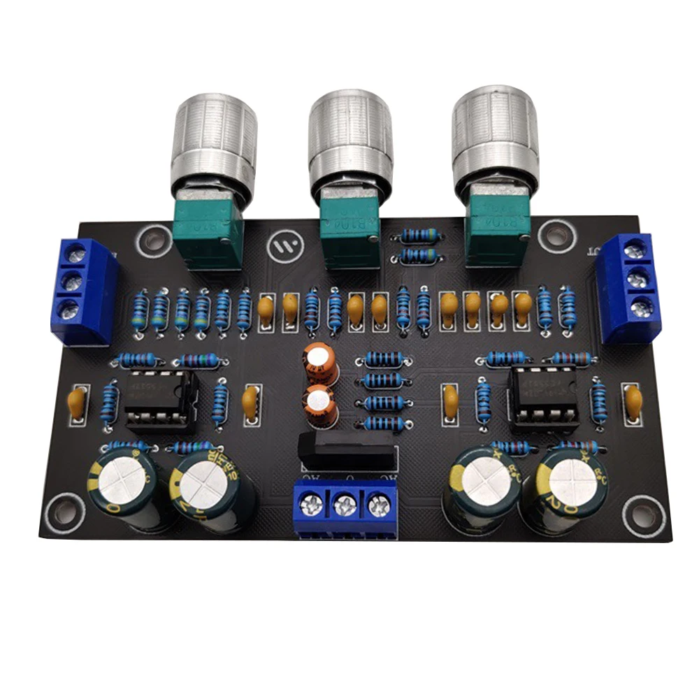 "Tenghong NE5532 Dual Op Amp Tone Preamp Board HIFI Amplifier