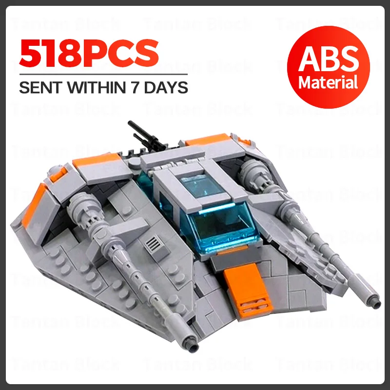 Конструктор Star Space серии Snow Airship Speeder MOC Детский конструктор совместимый с