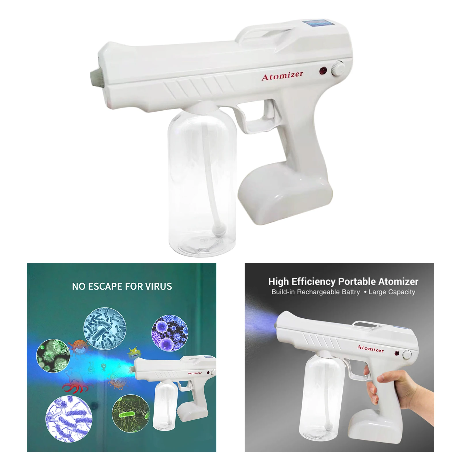 

Паровые пистолеты Nano, синие огни для дома, машины, школы, гостиной, ванной