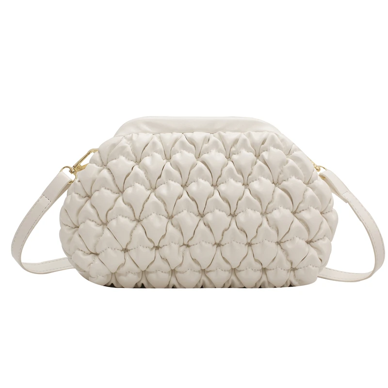 

New Style Weave Soft PU Leather Small Crossbody Bags for Women 2021 Solid Color Shoulder Purses and Handbags Travel Trends