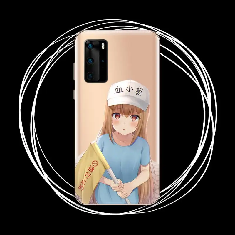 

Working cell Phone Case Transparent for Huawei P20 P30 P40 lite pro P smart 2019 honor 8x 10i