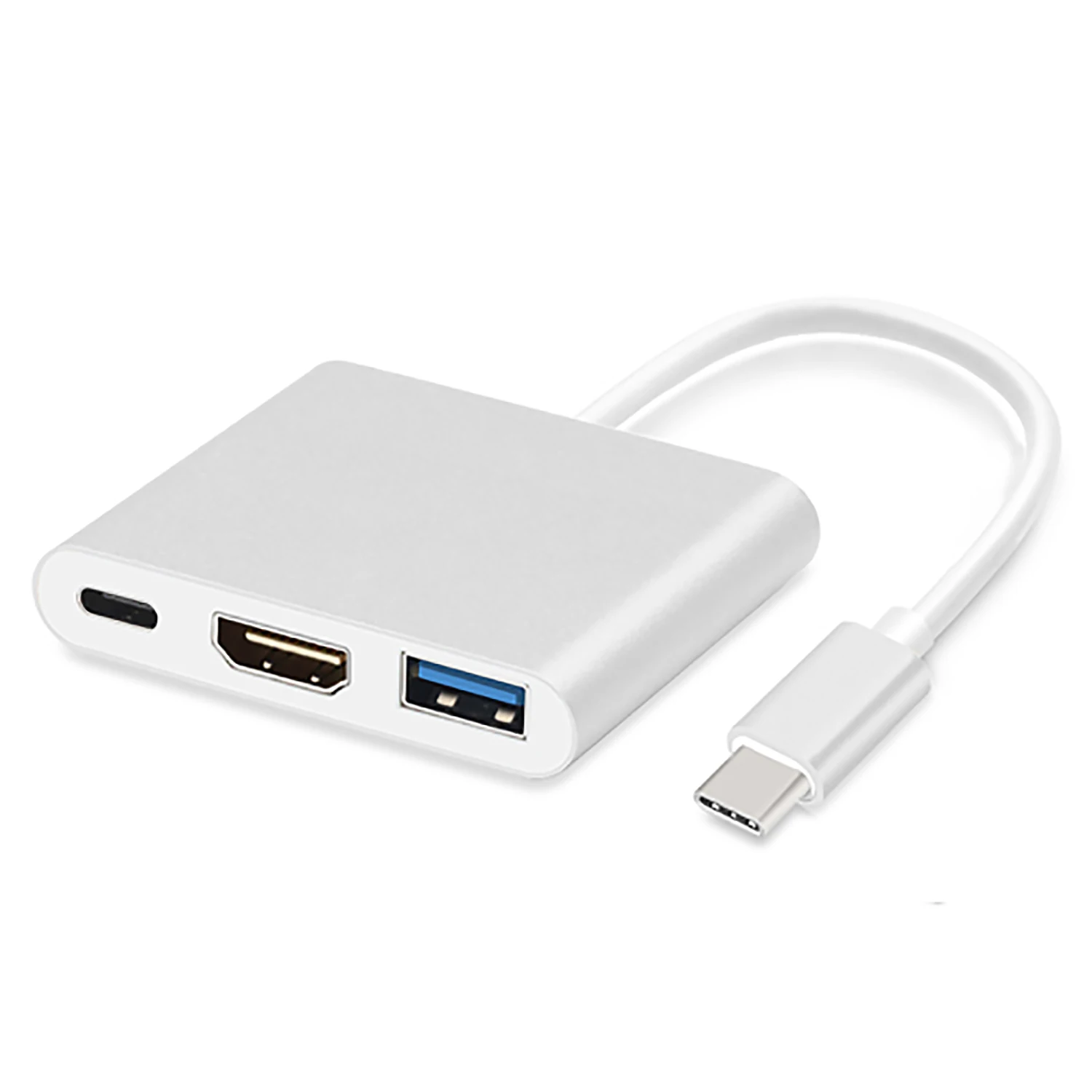 4 в 1 usb type-C к HDMI 4K+ RJ45 Gigabit Ethernet Сетевая карта+ type-C PD OTG концентратор адаптер кабель для MacBook USB-C сплиттер
