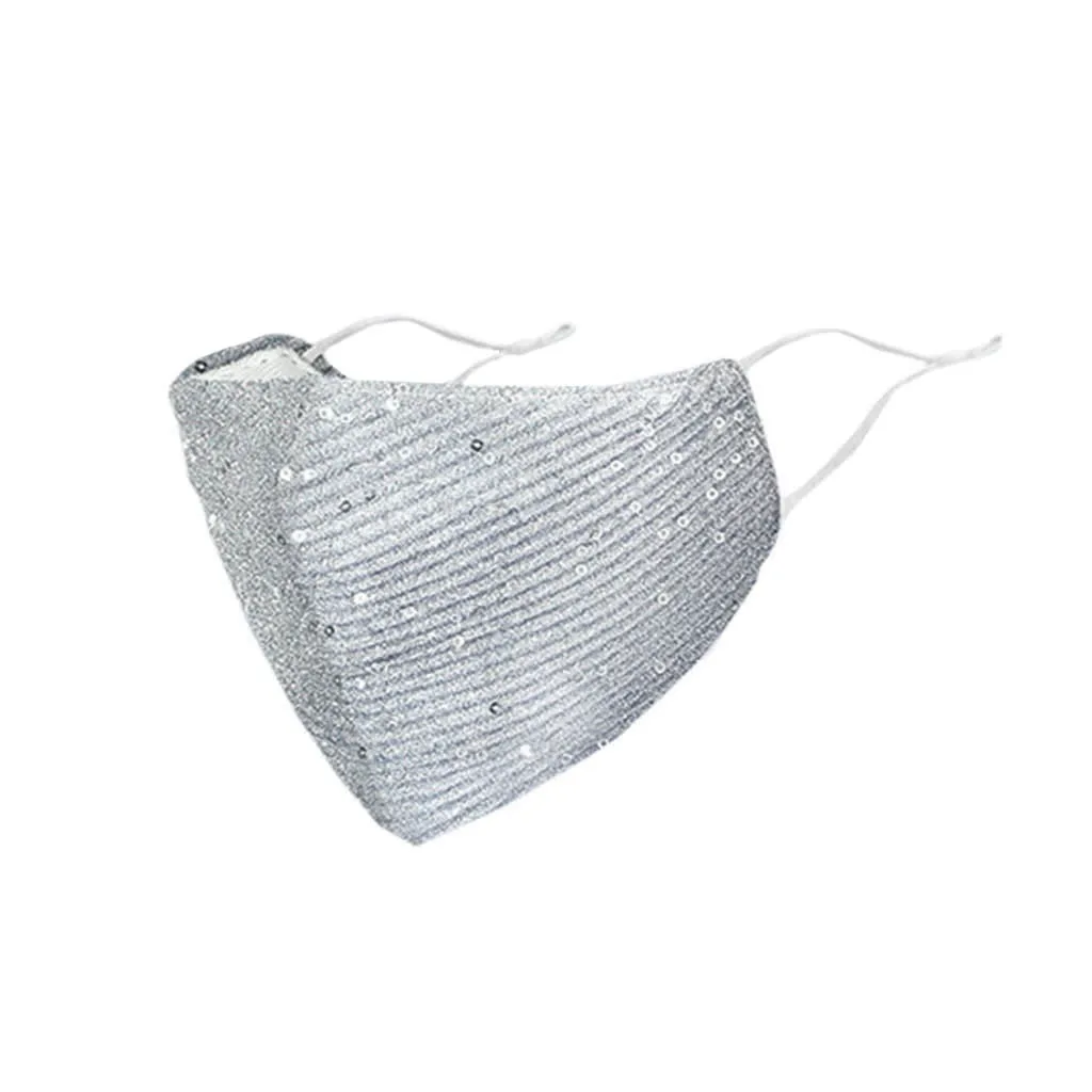 

Mask 2020 Pm2.5 Outdoor Mouth Mask Washable Reuse Face Mask Windproof Foggy Haze Sequins Friendly Skin Face Cover masques