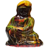 exquisite chinese succinum handmade kwan yin statues
