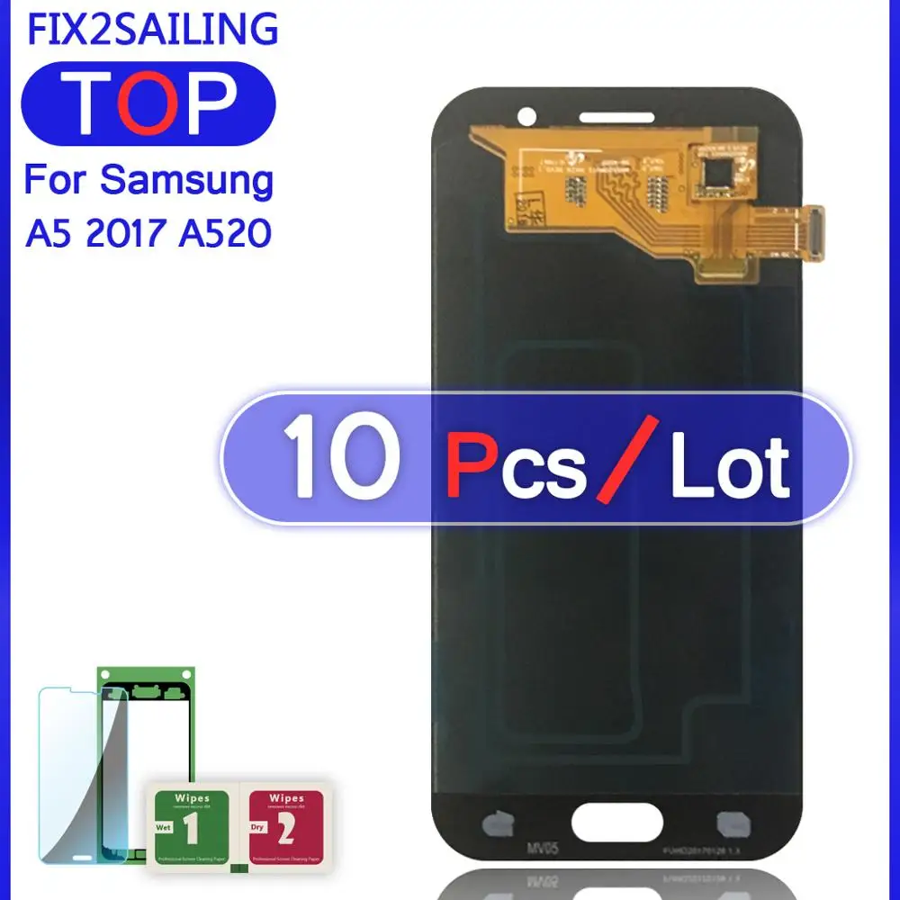 ЖК-дисплей Super AMOLED 10 шт. 100% протестированный рабочий сенсорный экран в сборе для