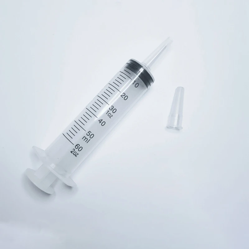 Пластик шприц объемом 60/100 мл кормушка для кошек и собак измерительный