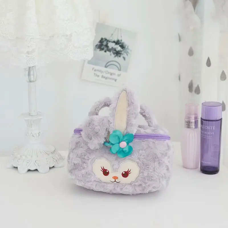 saco de pelúcia duffy japonês kawaii stellalou saco de cosméticos animal meninas bolsa de cosméticos feminino macio duffy shelliemay