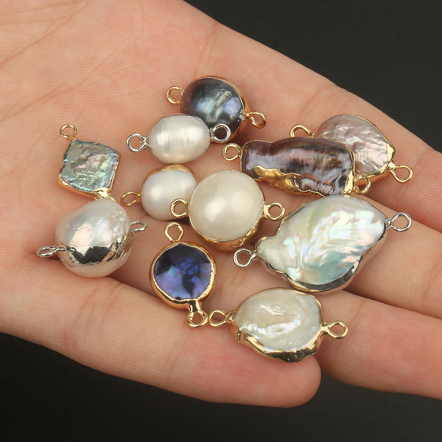 

1pcs Natural Freshwater Pearl High Quality Pearls Charms Pendant for Jewelry Making Diy Bracelet Necklace Supplies Accessories