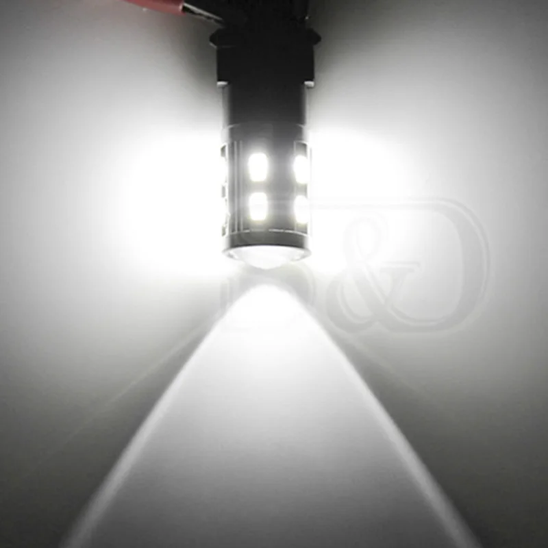 1 шт. T25 3156 3157 P27/7 Вт 12SMD 5730 Светодиодные лампы автомобилей стоп светильник футболка