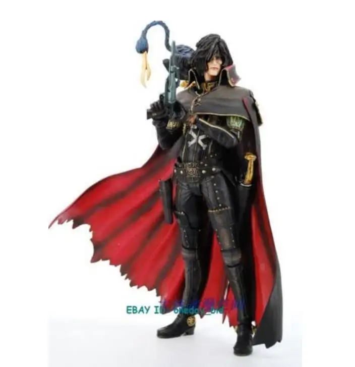 PLAY ARTS KAI HARLOCK космический пиратский капитан фигура из ПВХ|Игровые фигурки и
