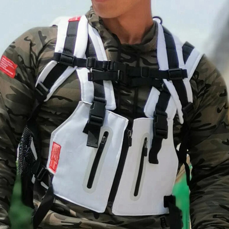 

Новинка, светоотражающий мужской тактический жилет для охоты, жилет CS, защитный модульный жилет безопасности для активного отдыха, спорта, ...