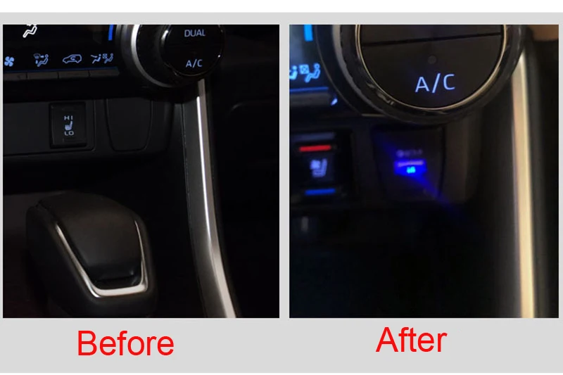 Быстрое зарядное устройство USB QC3.0 для Toyota RAV4 rav4 5th XA50 2019 2020 | Автомобили и