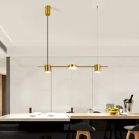 Postmodern Gold Black Led Pendant Lights 356 heads long Pendant Lamp Home Deco living room dining room Light Fixtures