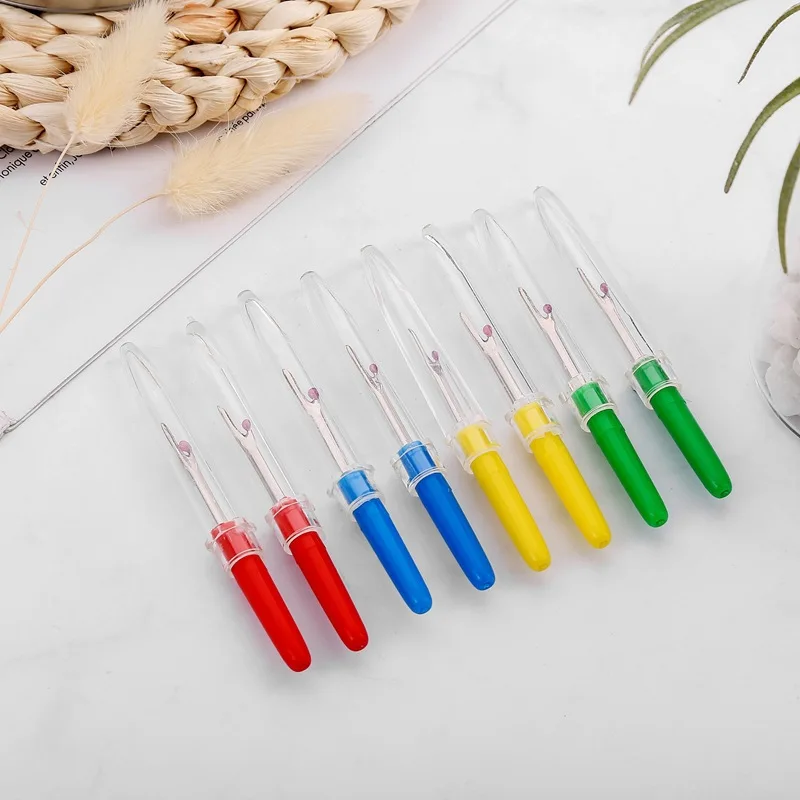 4/2 шт. пластмассовая ручка резак для резьбы швы разбиватель швов инструмент шитья