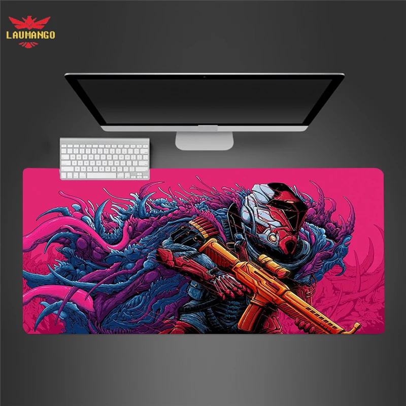 

Large Gaming Mousepad Big Extended Computer Mat Mouse Pad Gamer Office Desk Mat Keyboard Pad Mause Pad Non-slip Hyper Beast