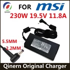 Оригинальный адаптер для ноутбука 230 Вт 19,5 в 11.8A, зарядное устройство для MSI A12-230P1A A17-230P1A A230A012L GS65 GS75 STEALTH-248 P65 Power