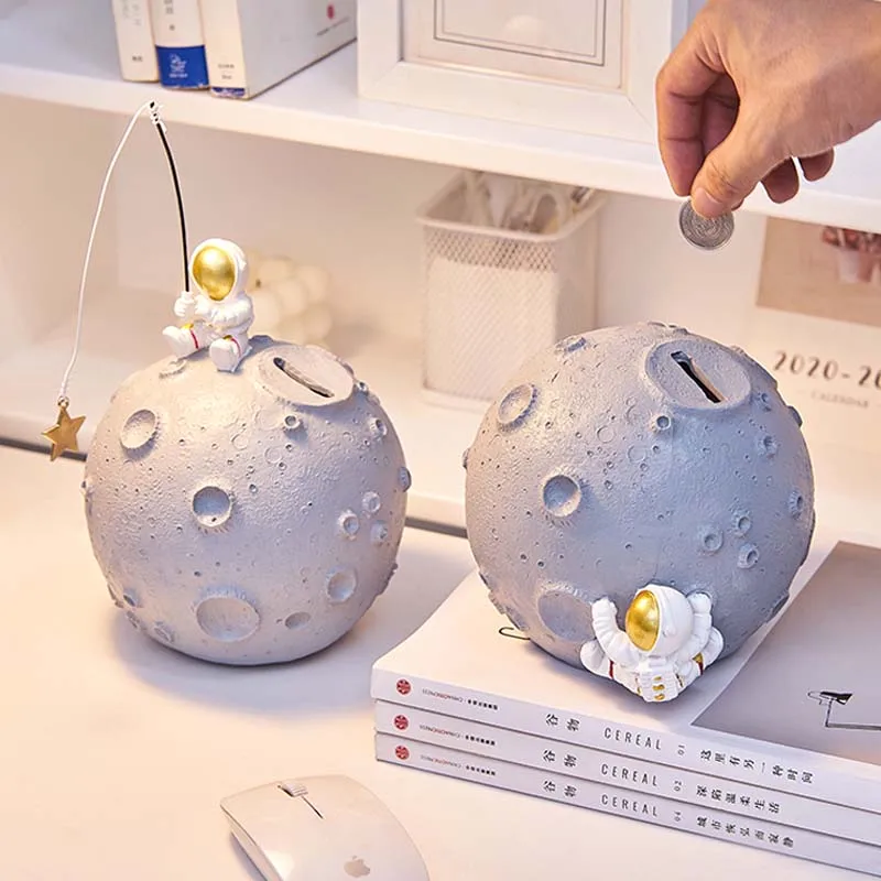 

Cute Piggy Bank Spaceman Decorations Depositable Coins Piggy Bank Creative Personality Boy Birthday Gift