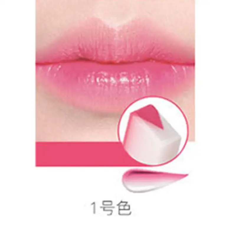 XY необычная женская помада градиентного цвета V образный оттенок шелковистая