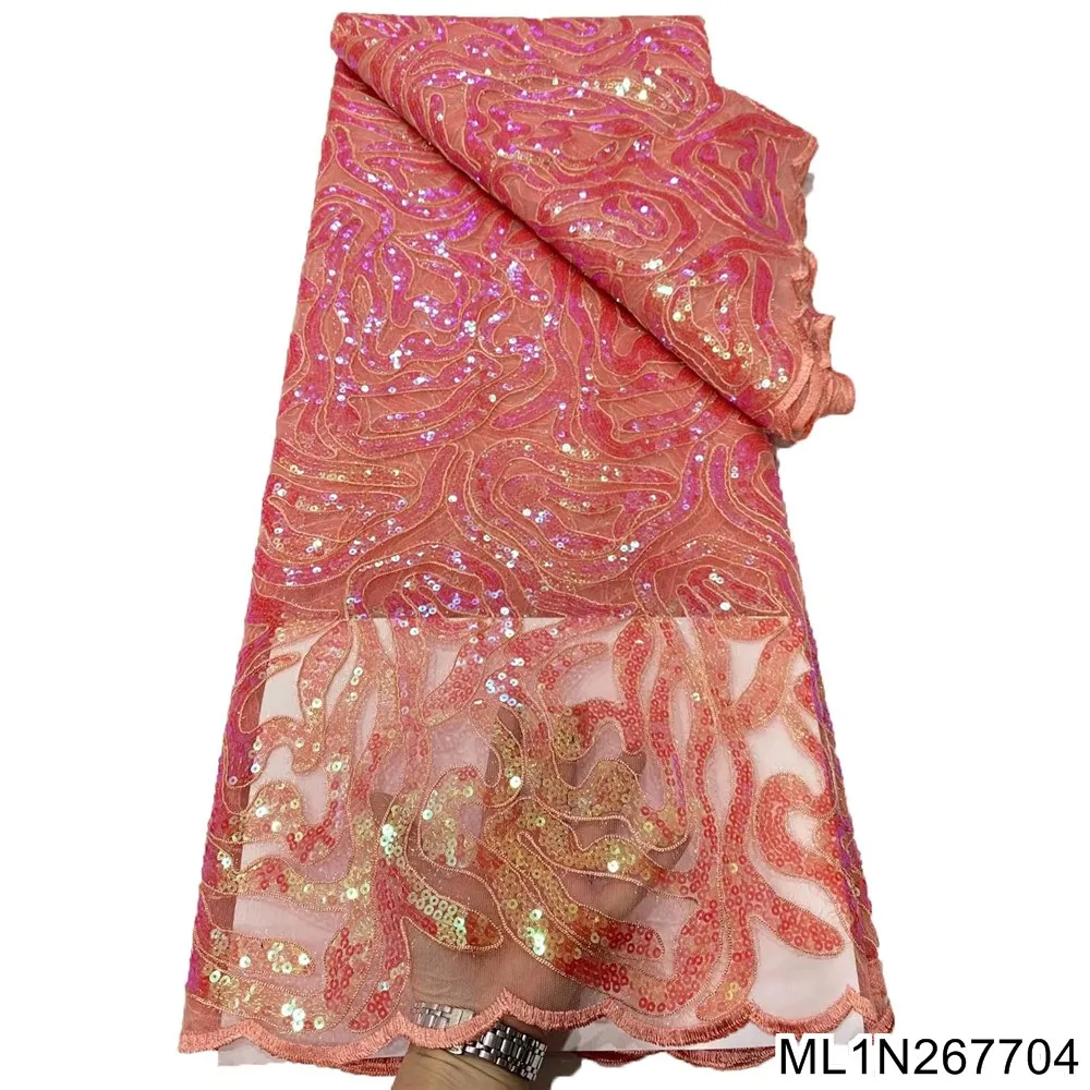 

Кружевная ткань высокого качества, французское кружево, новинка 2022 года, для Африки, свадьбы ML1N2677