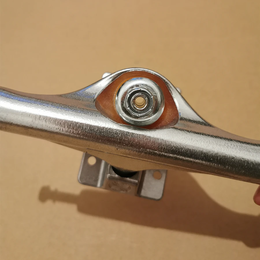 Литой скейтборд из серебристого алюминиевого сплава 129 мм 139 | Спорт и развлечения