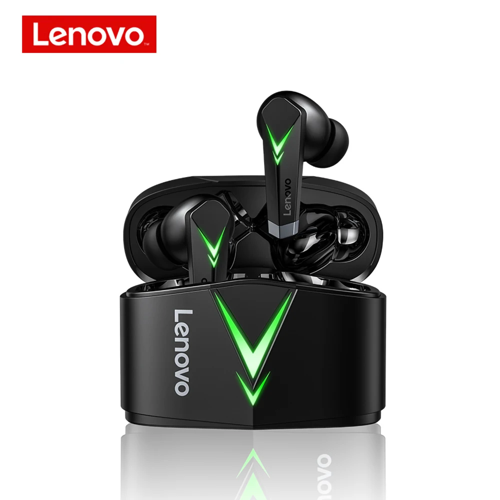 Lenovo LP6 наушники вкладыши TWS с Gaming headset 65 г жа низкой задержкой Беспроводные