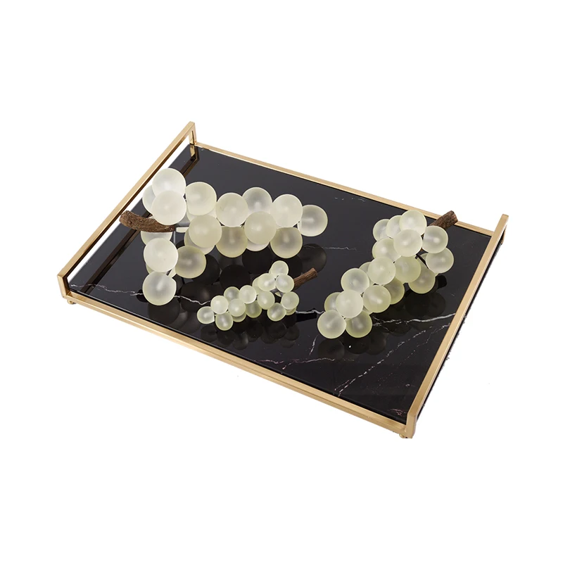 Современный светильник роскошный искусственный виноград украшение журнальный