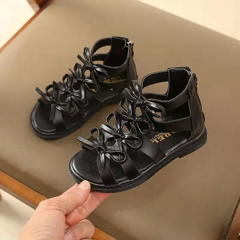 

Girls' Sandals 2021 New Korean Fashion Children's Summer Little Girl Baby Soft Bottom Princess Roman Xie Kids shoes